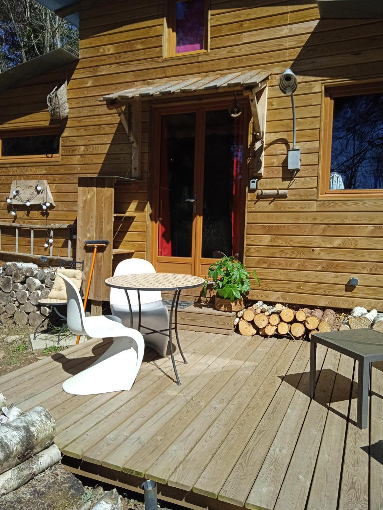 Chalet Libellule Domaine De La Mamounette Champclause Exterior photo